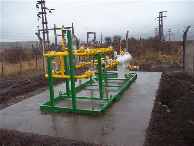 Planta reguladora de gas